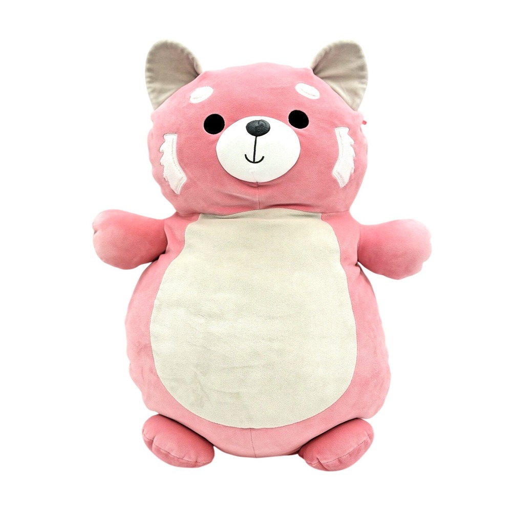 Squishmallow‎ Hug Mees 26" Mischa The Pink Red Panda Large Jumbo Soft Plush